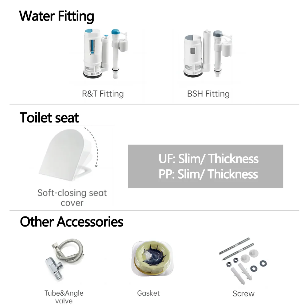 BTO Ceramic Vaso Sanitario Ware One Piece  Water Closet Toilet Inodoro With Tornado Flush Function 300mm Roughing In toilet