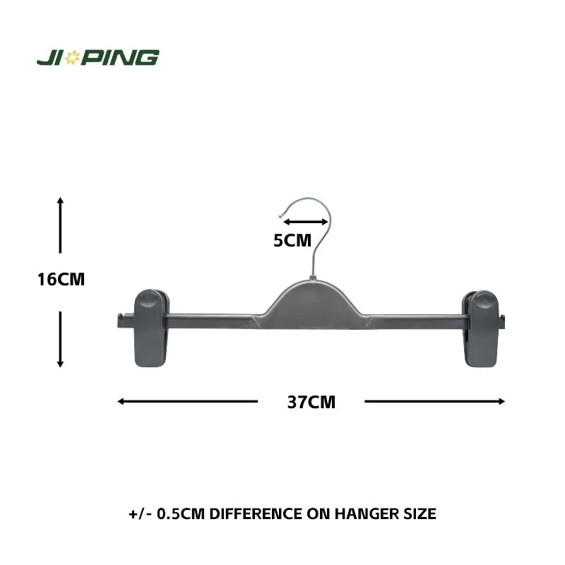 Factory Wholesale Plastic Bottom Hanger Adjustable Clip Hanger for Pants and Jeans