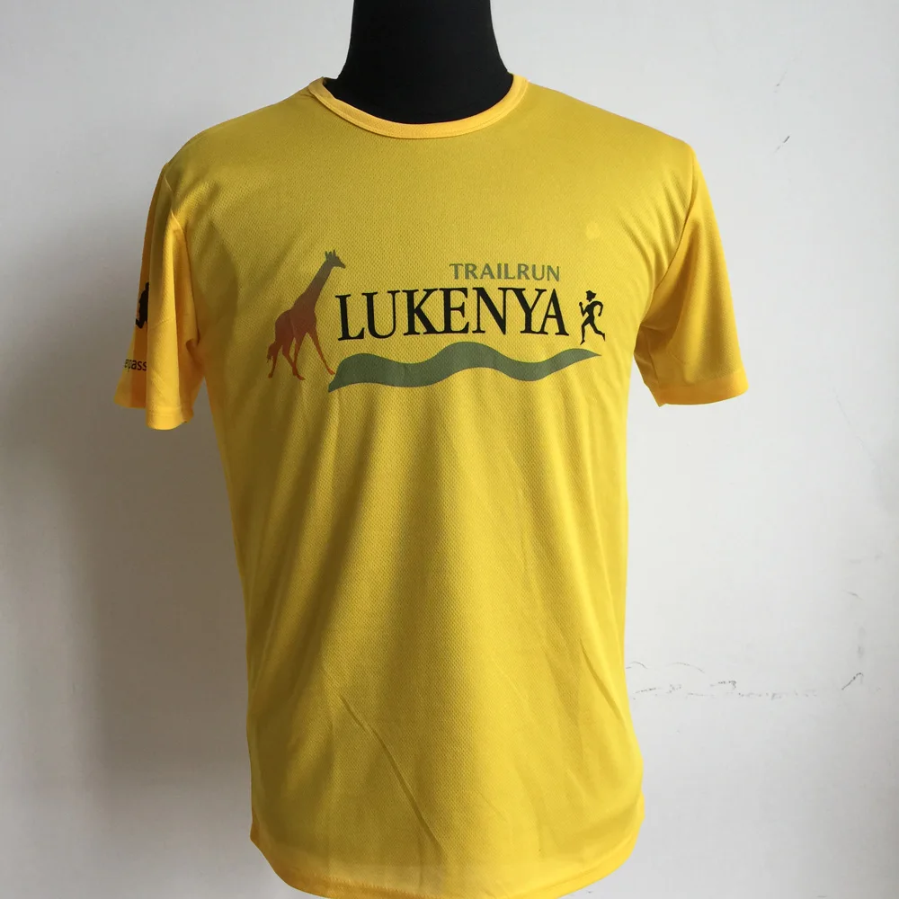 Oem Men Bottle Recycled Polyester T-shirt GRS Certificated Sustainable Eco-Friendly RPET Breathable Sport Tee