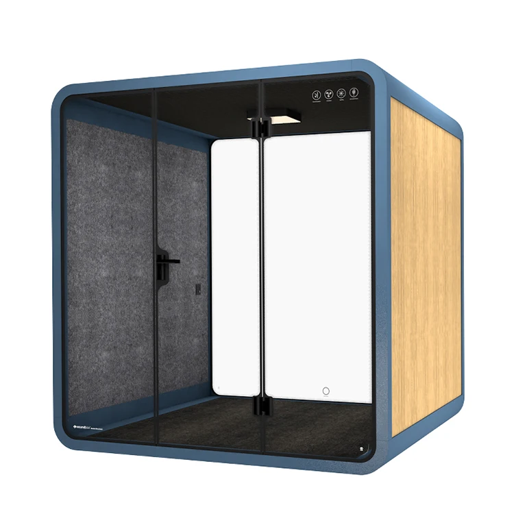 new design movable assembled soundproof office phone booth house