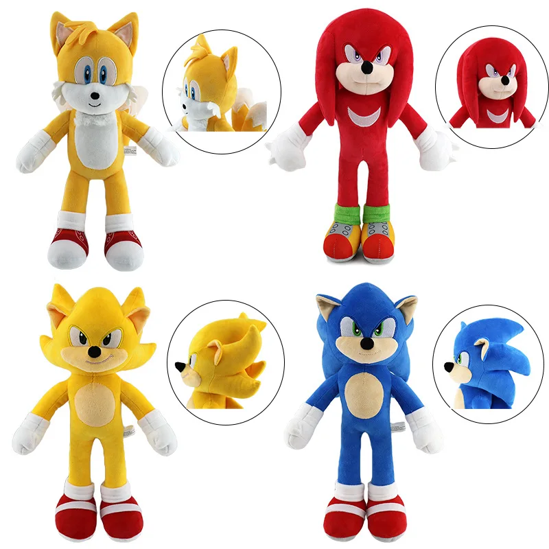 30cm Cross border hot selling super sound mouse plush toy Sonic Sonic plush toy Sonic backpack stuffed animal plush toys