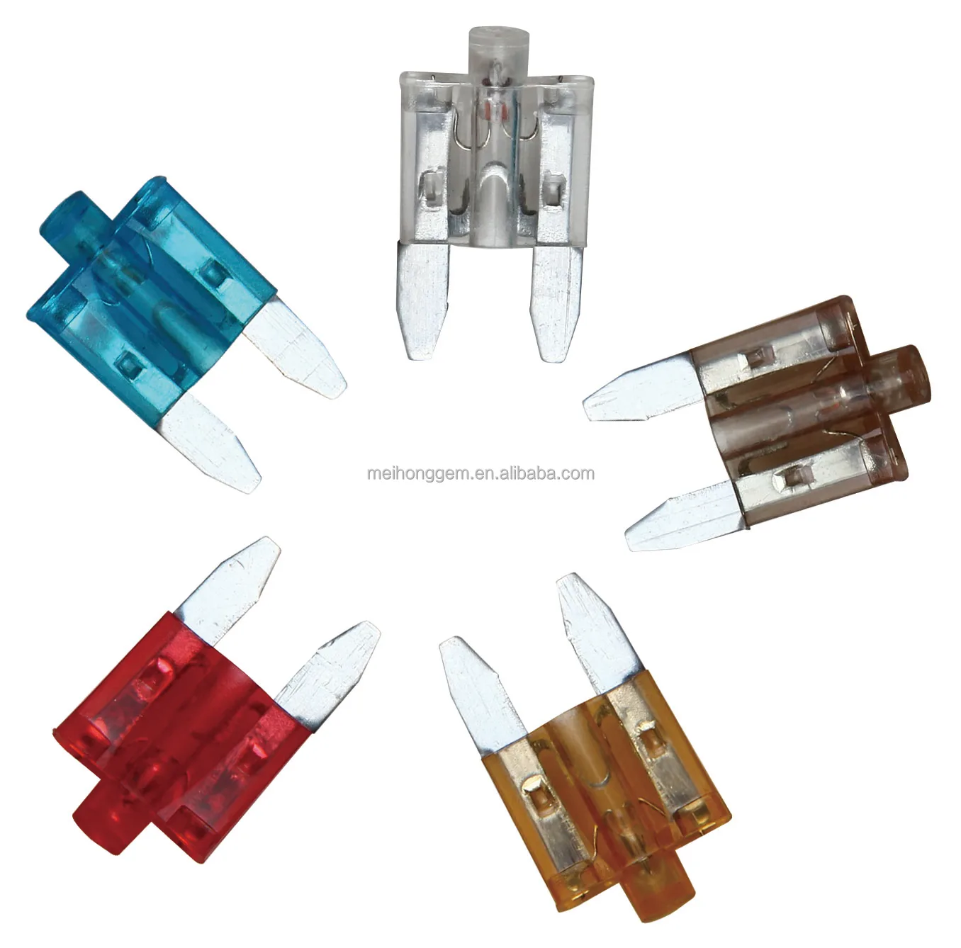 Типы автомобильных предохранителей Mini Blade (3A 4A 5A 7.5A 10A 15A 20A 25A 30A 35A 40A) T120