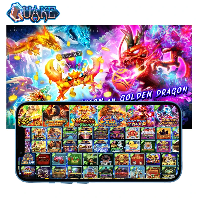 Hot Sale Mobile Phone Arcade Games Video App golden dragon online software fish game