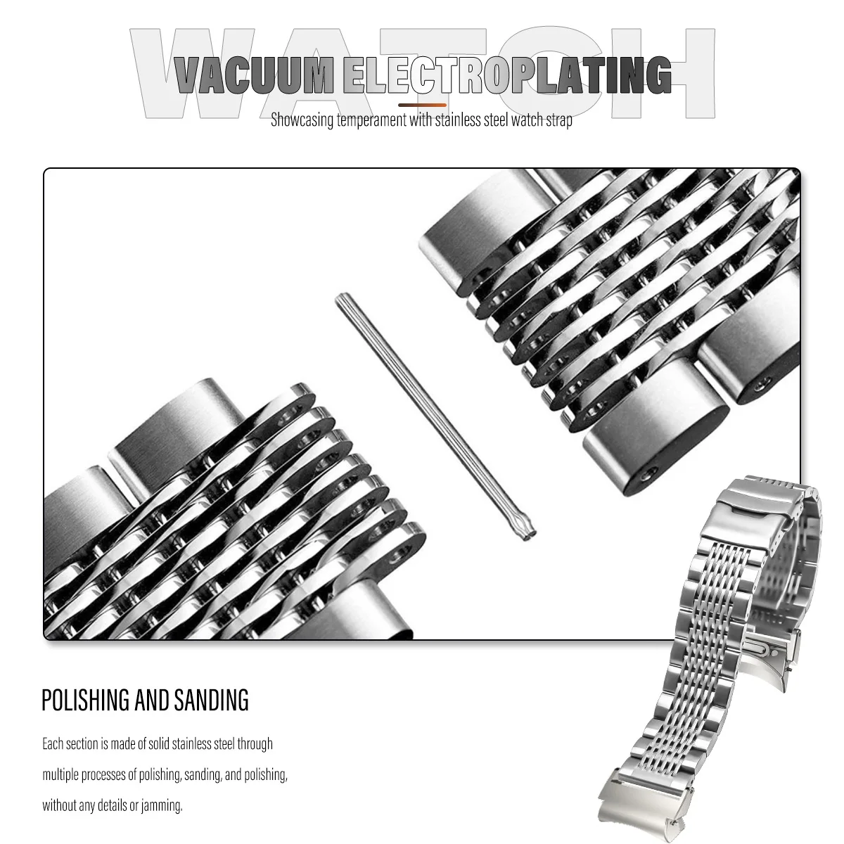 Stainless Steel Strap for Samsung Galaxy Watch 6 5 4 44 40 6 Classic 43 47mm Metal Band for Galaxy Watch 5 Pro 45mm fashion band