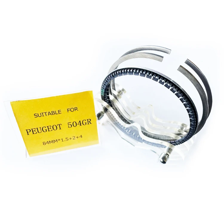 High performance auto parts piston ring for PEUGEOT 504GR 84MM blue color