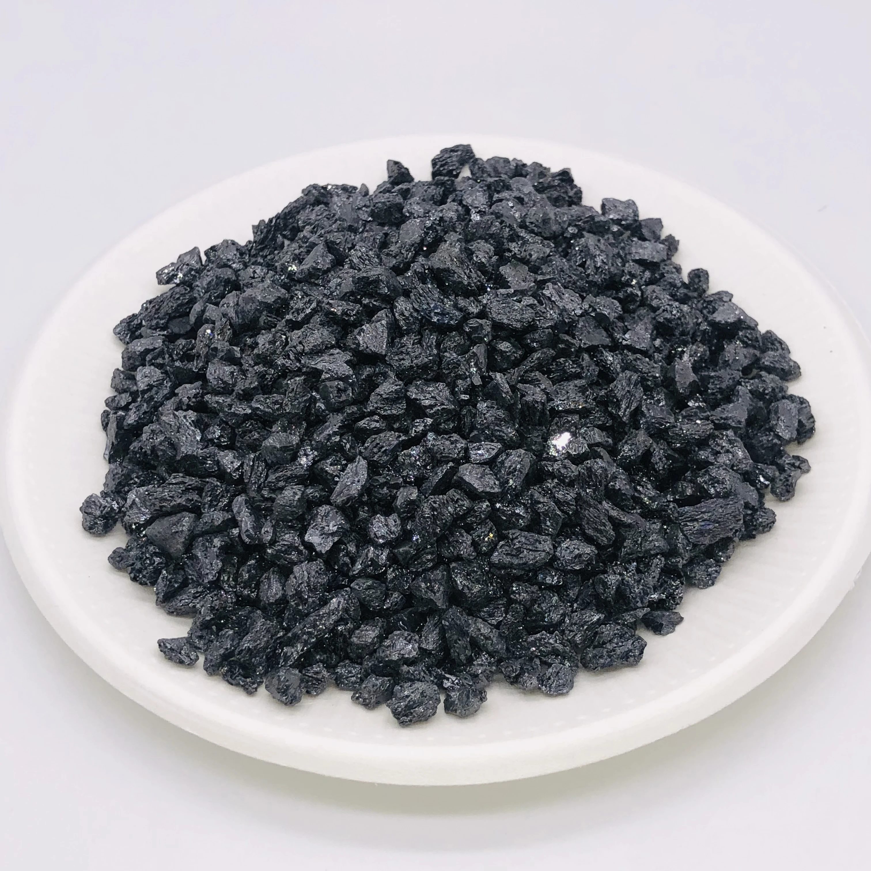 Factory Hot Sale Black Silicon Carbide F Granulars 2-10mm purity-88%