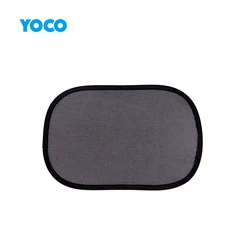 Hot selling window sunshade curtain car static cling car sunshade with logo universal nylon sunshade for car