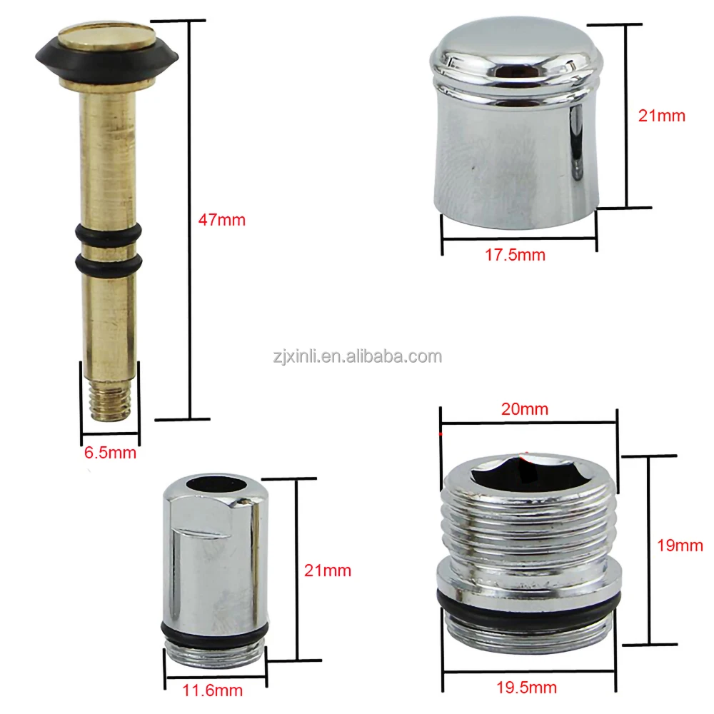 X13528 Bath Faucet Accessories Steel Material Chrome Finishing Of Shower Faucet Diverter