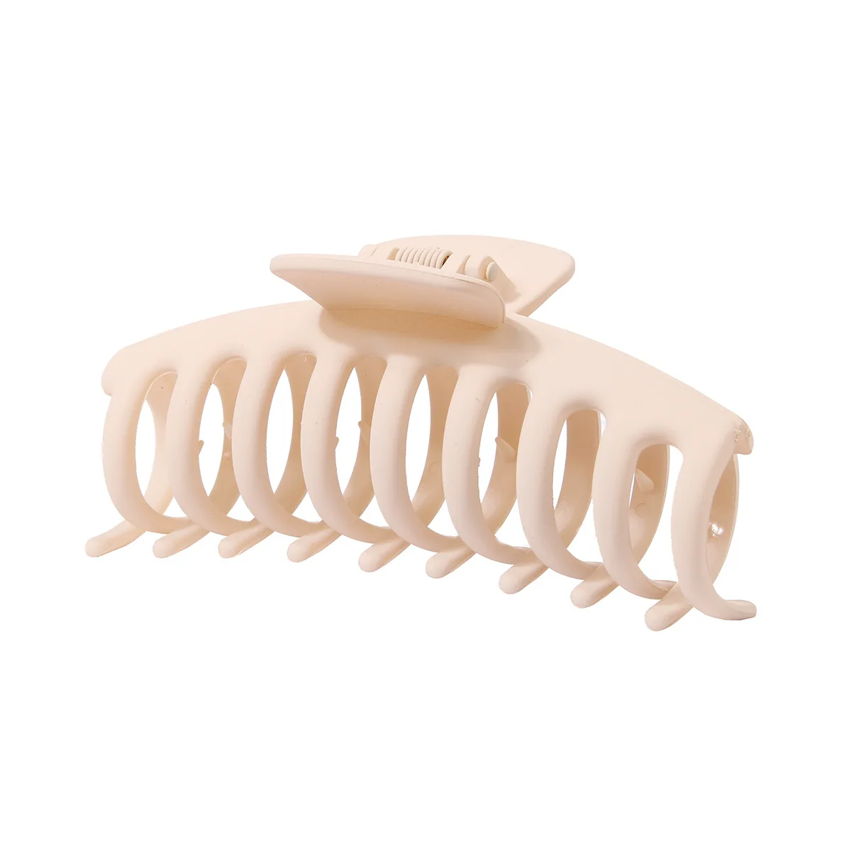 BSCI Audited Factory  Lirong Wholesale Matte Finished  Large Size  Thick Hair  Plastic Hair Claw Clips  Hair Accessories