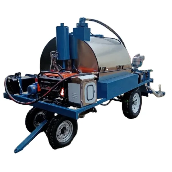 New 1.2-Ton Construction Asphalt Distributor Core Components with Engine and Pump for Pavers Road Machinery