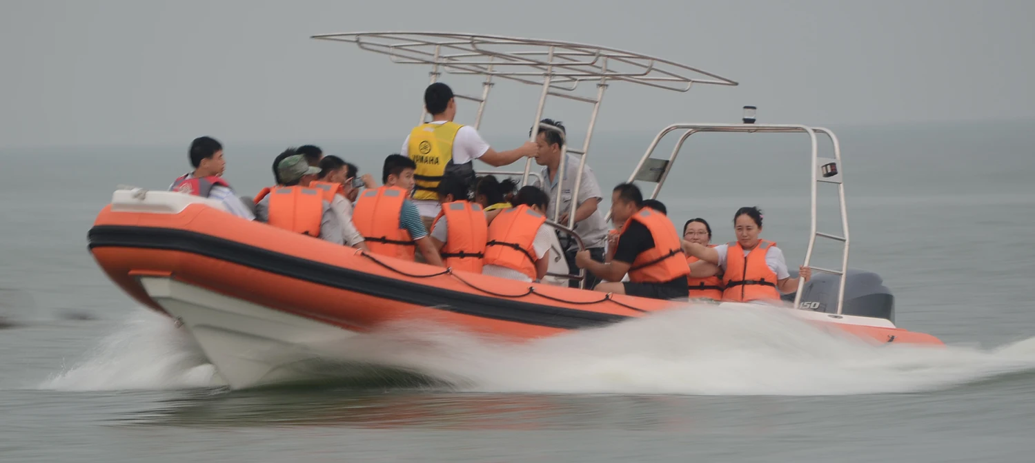 RILAXY  New innovative product 2022 power fiberglass hull with a maximum load capacity of 4,420 kg/14 crew