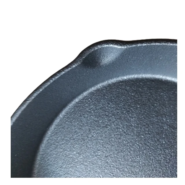 Kitchen Saute Fry Pan Pre-Seasoned Cast Iron Skillet Set 3 Piece Frying Pan 6 Inch 8 Inch and 10 Inch Cast Iron Set (Black) Pan