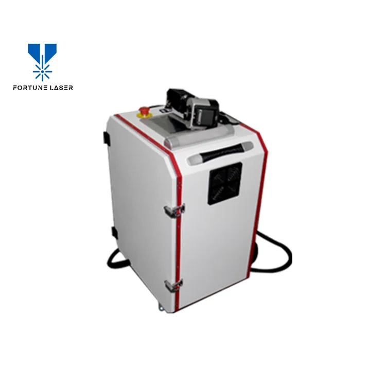100W/200W Pulse Laser Cleaning Machine for Removing Paint Oil Metal Wood Quality Electrical Parts Cleaning Equipment