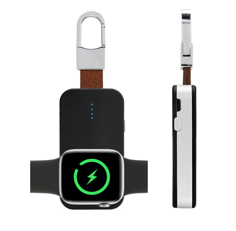 Customized Logo Portable Keychain Watch Wireless Charger  Magnetic Charger Suitable For  Apple Watch