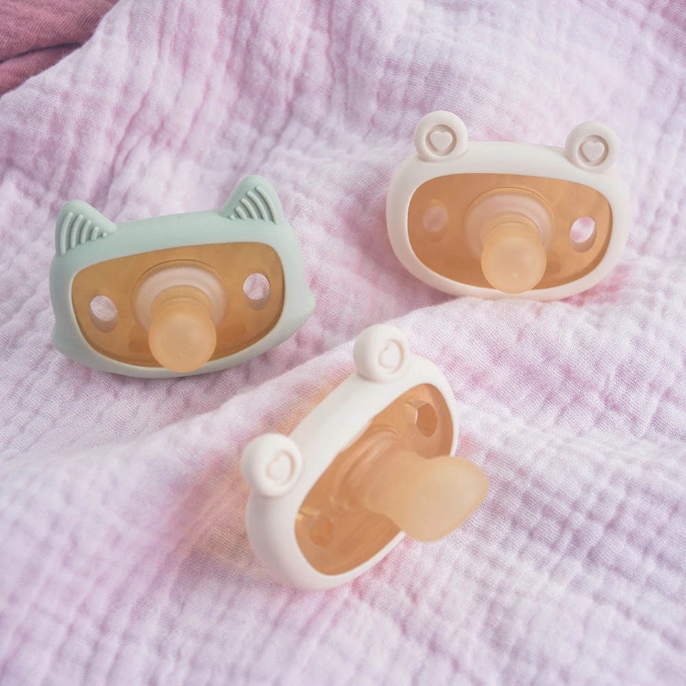 Customizable Maysun Liquid Silicone Unique Design Nipple Soother BPA Free Newborn Infant Day and Night Soother Pacifiers
