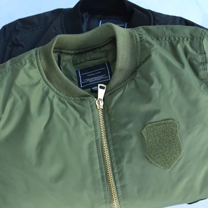 AA006 Mens Military Bomber Jackets Army Pilot Coat Varsity Baseball Jackets Cargo Outerwear Air Force Pilot Tactical Coat