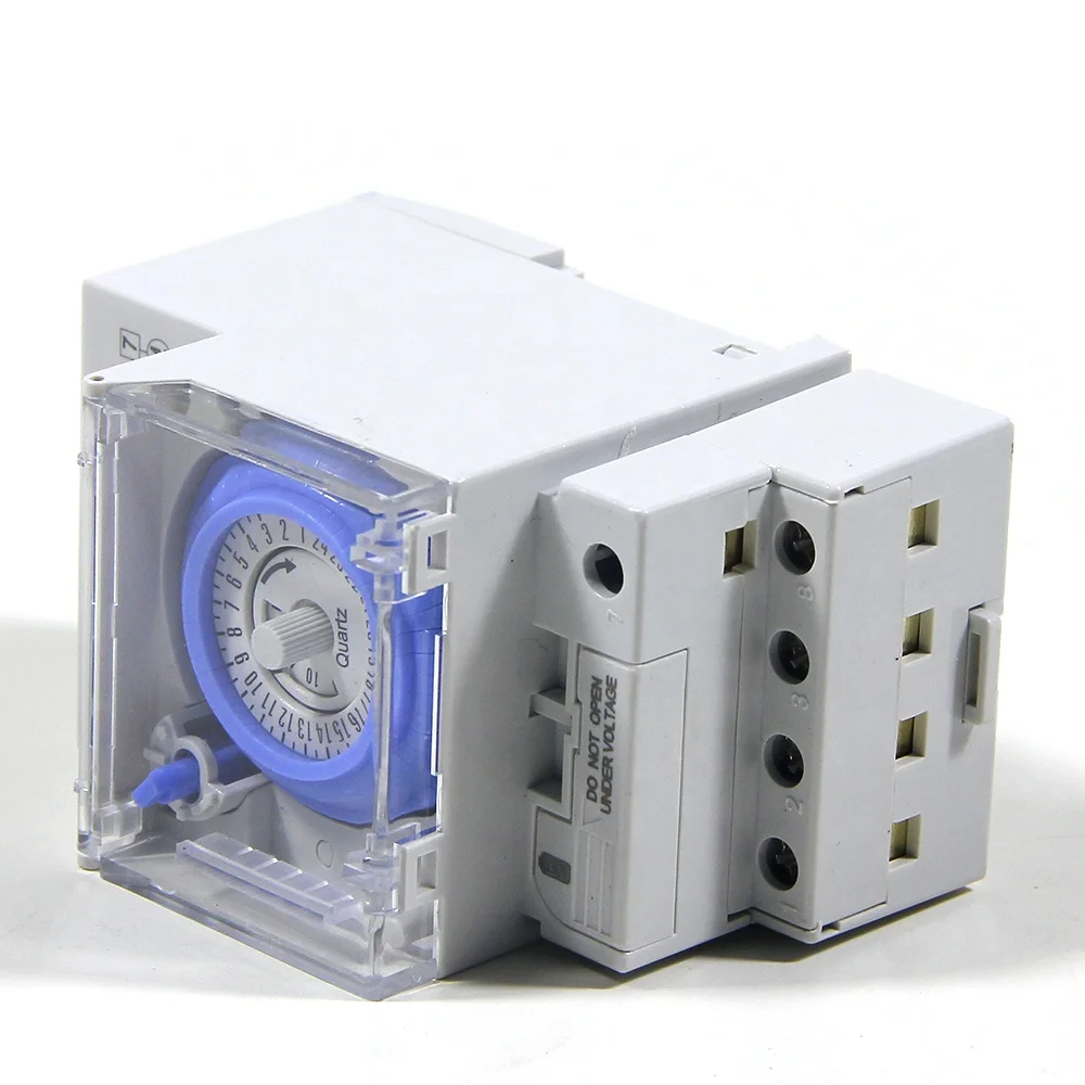 Wholesale Custom HHC181H 50-60hz High-temperature Resistant Din-rail Daily Program Mechanical Rotary Time Switch
