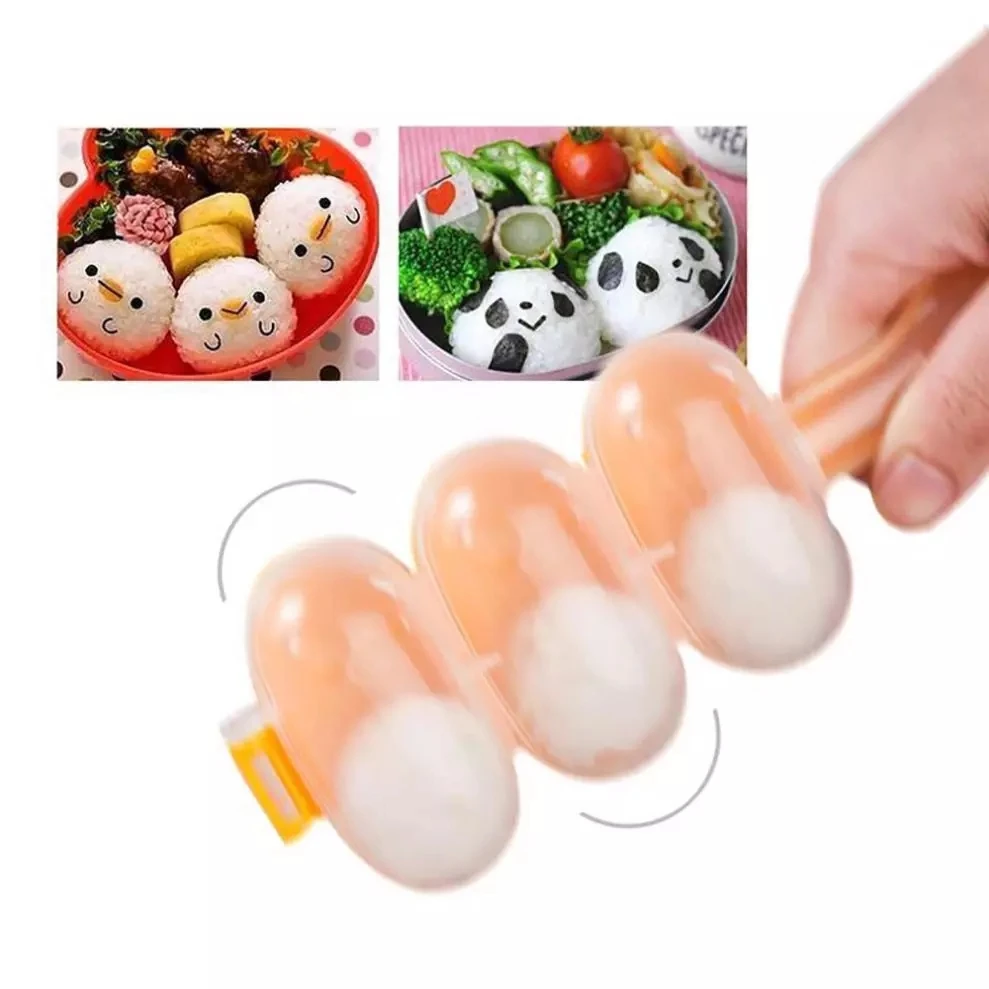 Creative Rice Ball Molds Sushi Mold Maker DIY Sushi Maker Rice Mold Kitchen Sushi Making Tools Accessories