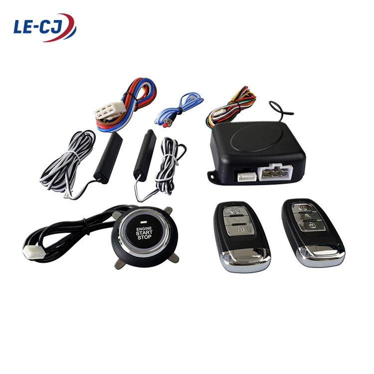 Hot Sell All Type Key Remote Shape Car Alarms System Pke Keyless Entry Push Button Start Stop Alarms