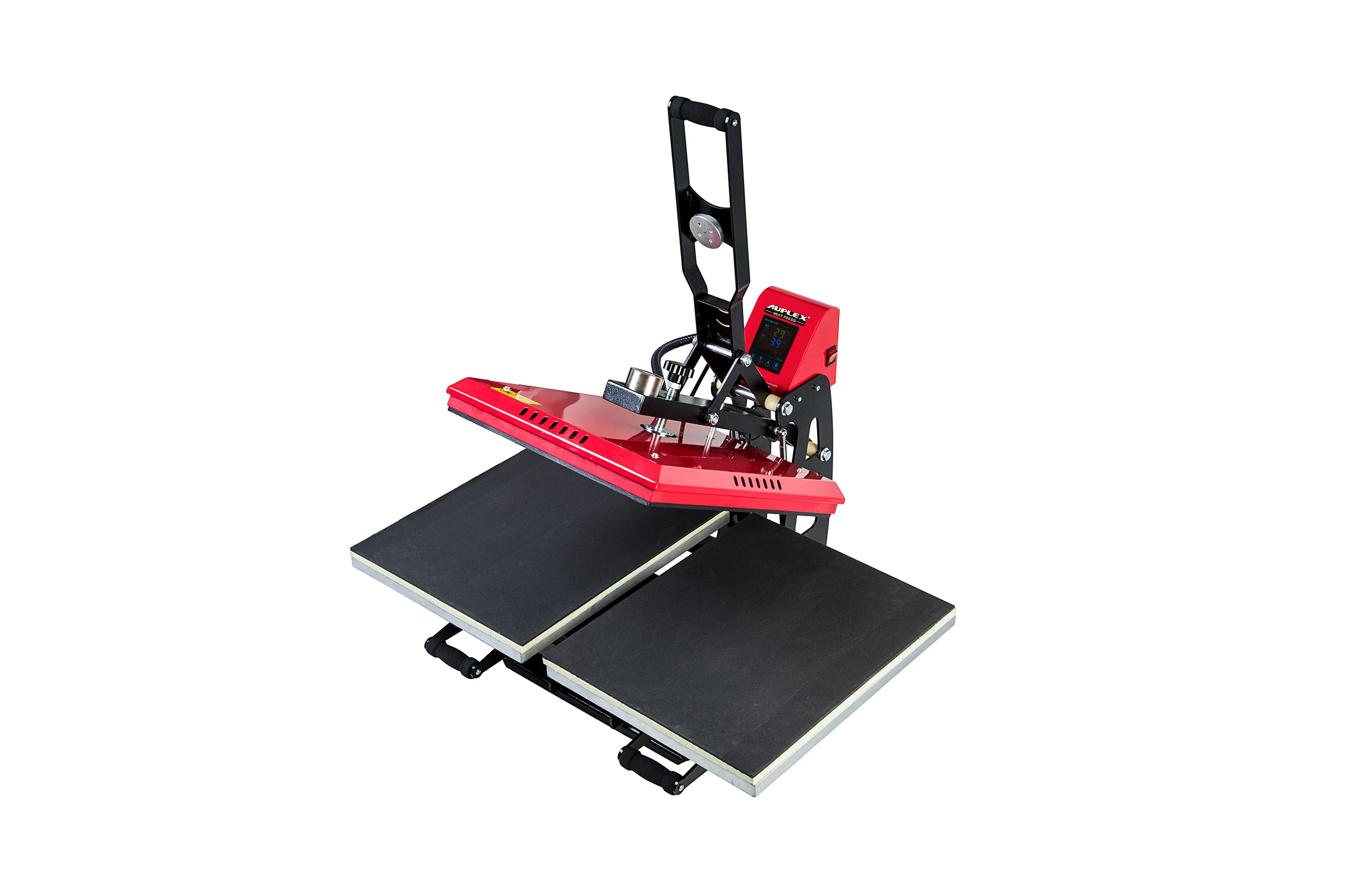 2018 New Generation Auto Open Double Working Station Printing Tshirt Heat Press Machine For Textile Vinyl Plastic
