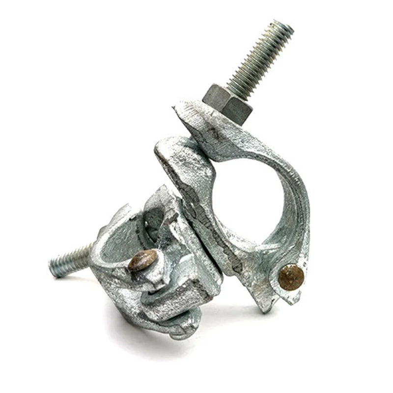 EN74 Construction half ladder clamp 90 degree swivel clamp fixed beam Pressed Double Coupler Scaffolding