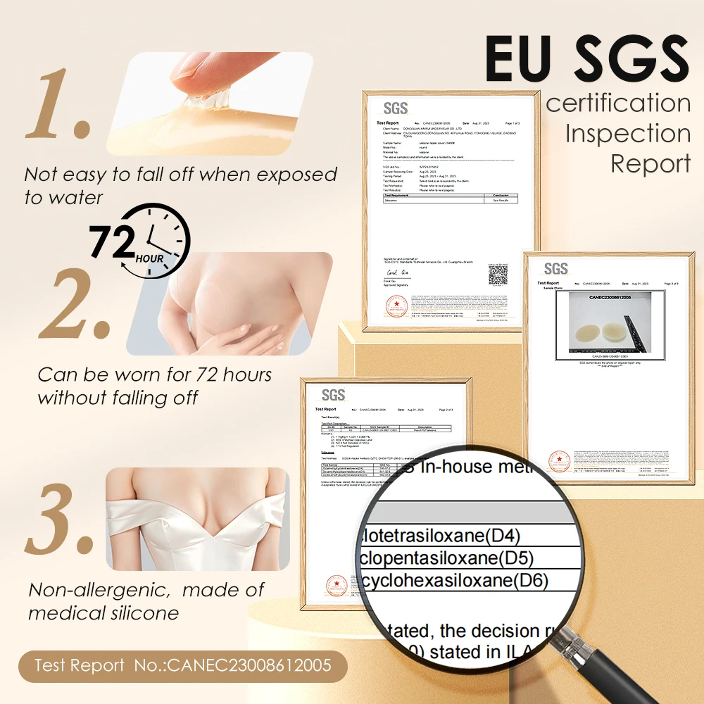 Seamless Push-Up Silicone Adhesive Bra Strapless Breast Lift Pasties Sexy Invisible Lingerie & Underwear Accessory