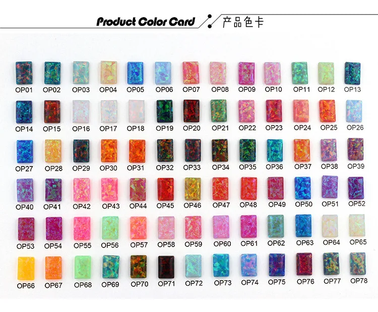 artificial opal  egg shaped ring fire opal diy jewelry with stone 92 colors Opale