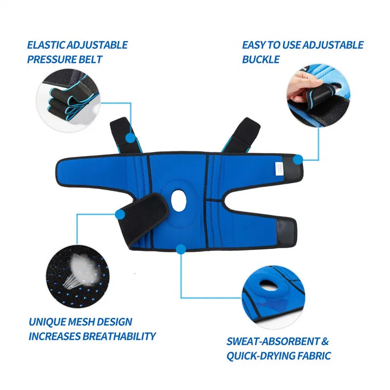 Top Fashion Weight Lifting Custom In Powerlifting Workout Knee Sleeves sport protective knee brace