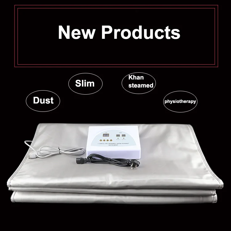 portable 2 zone  sauna blanket  Custom High Quality Wholesale Factory Supply Faux Sauna far infrared sauna thermal blanket