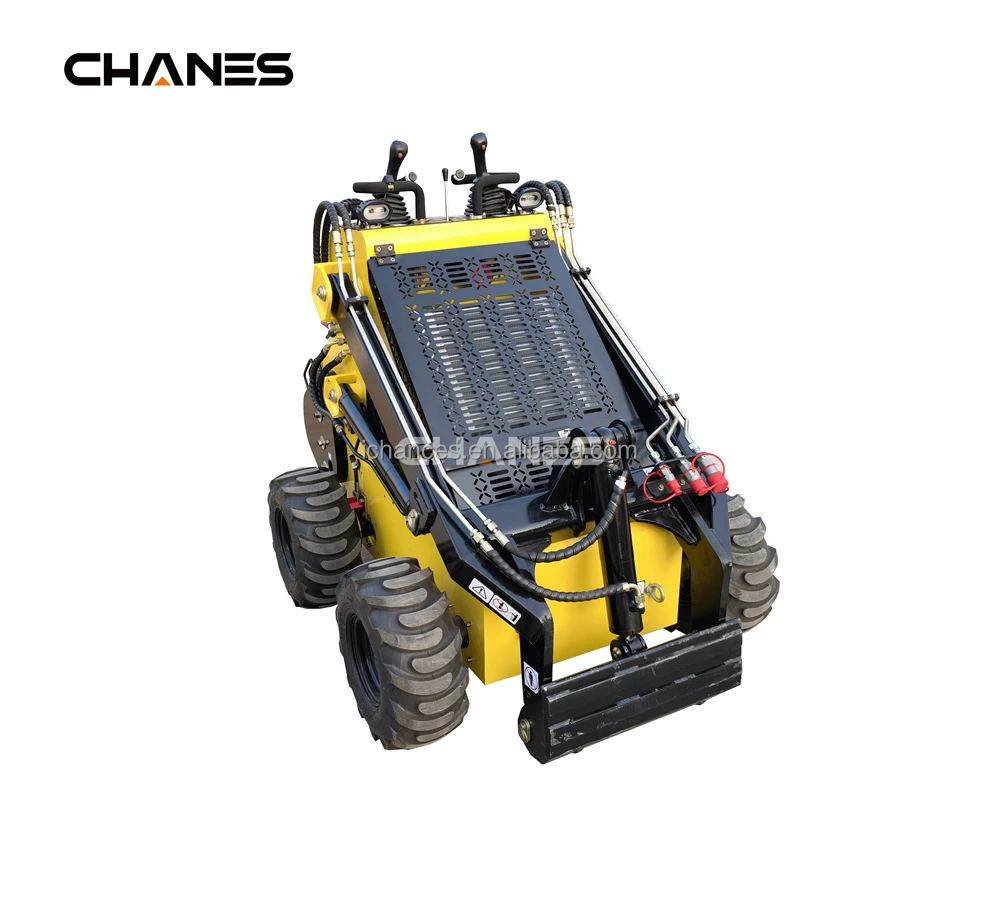 China 4x4 Mini Skid Steer Loader with Gas Wheel Drive Cheap Tracked Machine for Sale Includes R Accessories