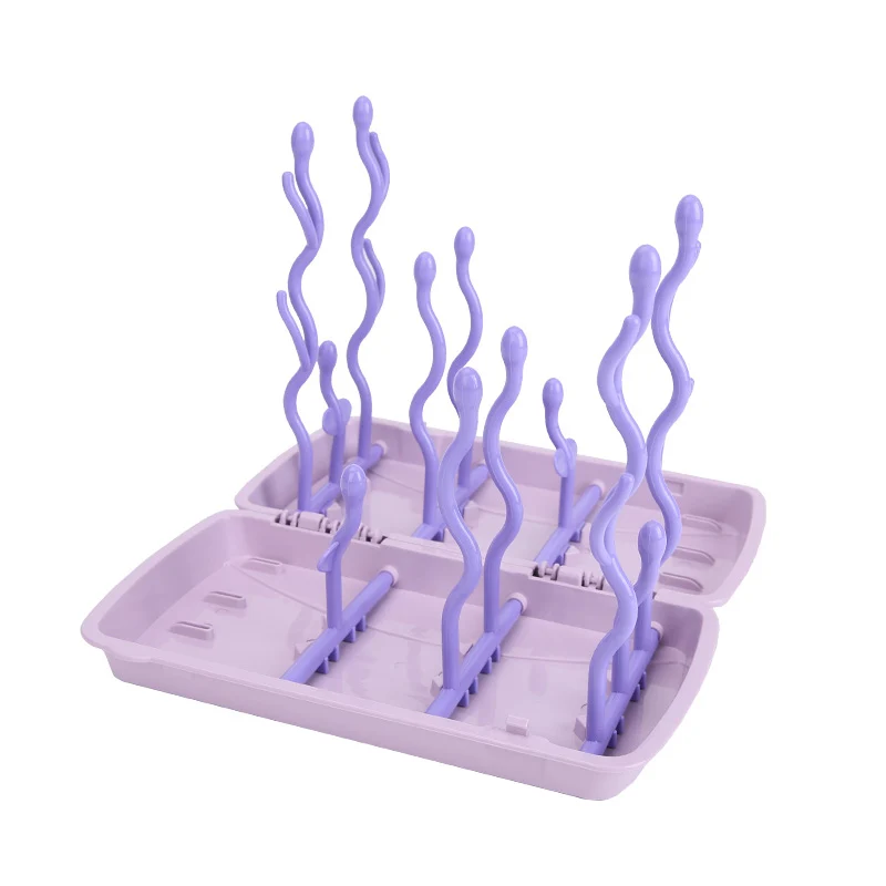 Cheap wholesale plastic bottle drying rack for baby