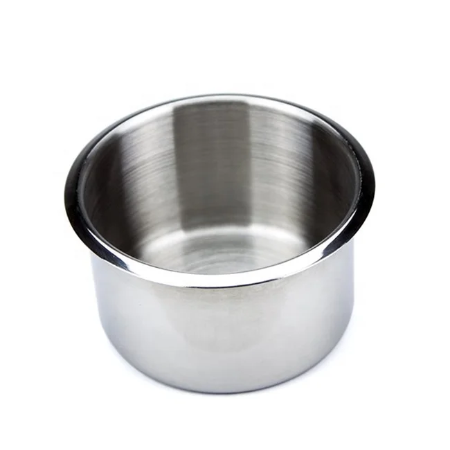 3.5'  Jumbo Stainless Steel Drop-in Cup Holder