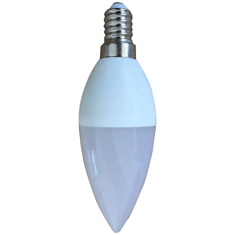 Candle lamp led bulb ceiling light e14 housing using 5w led bulb dimmable led bulb 110V-130V/220-240V
