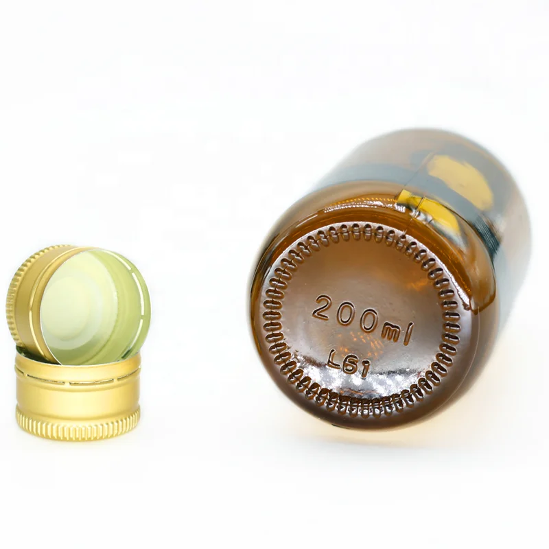 
Glass bottles 50ml 100ml amber glass bottle for syrup packing 