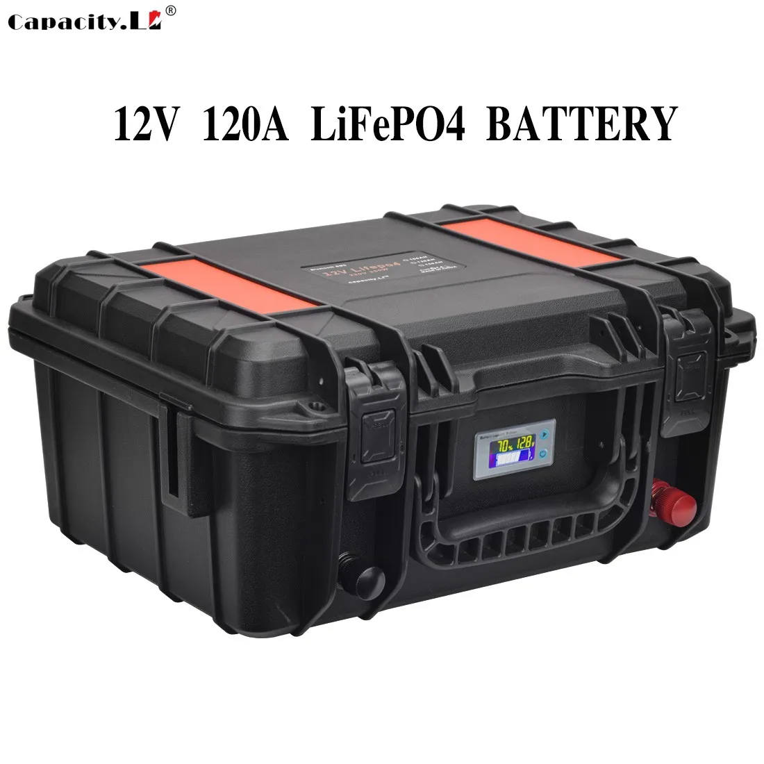 12V 120Ah lifepo4 battery pack lithium battery with BMS for RV Outdoor capming