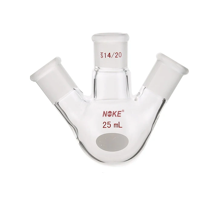 laboratory boiling flask double necks chemistry boiling flask