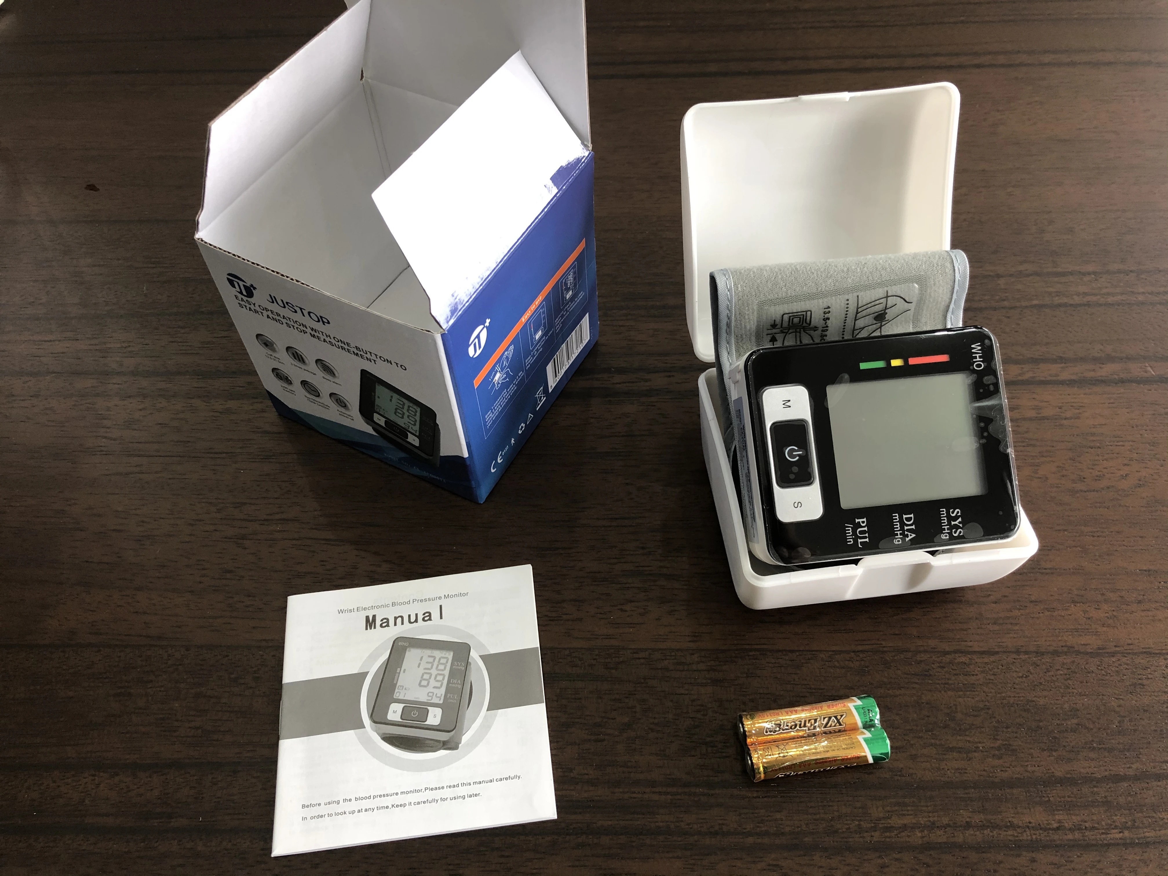 
Hot Sales New Design Digital Wrist Type Watch Blood Pressure Monitor 