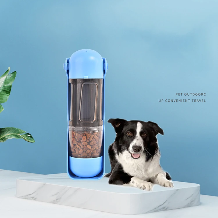 Dog Water Bottle Portable Pet Travel Bowl Foldable Dispenser for Walking Hiking