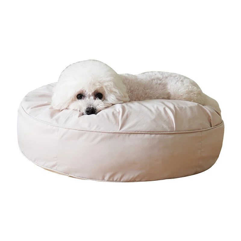 2023 removable cover high resilience washable private label extra round dog sofa cat  pet beds with factory price