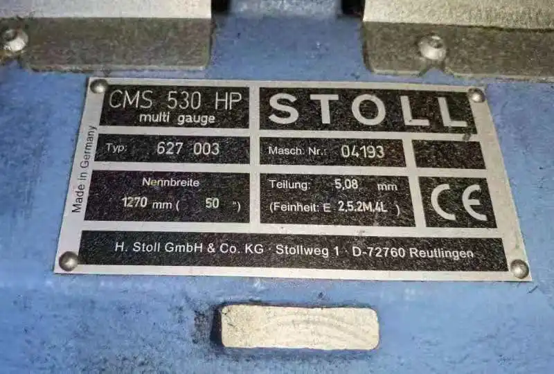 used stoll flat knitting machine 530HP E14/E7.2