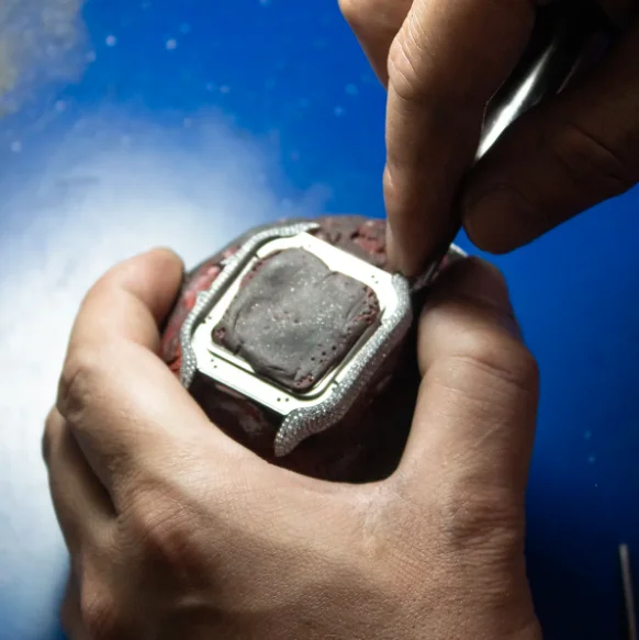 Moissanite Diamond Watch Iced Out Moissanite Hip Hop Watch Moissanite Watch For Rappers