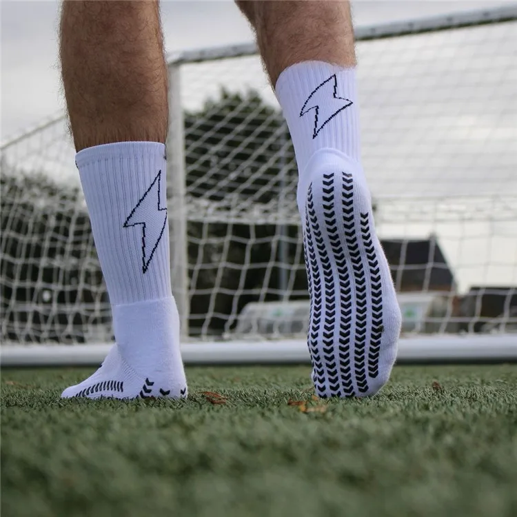Anti-slip Football Socks Men Women Non-slip Soccer Basketball Tennis Sport Socks Grip Cycling Riding Socks