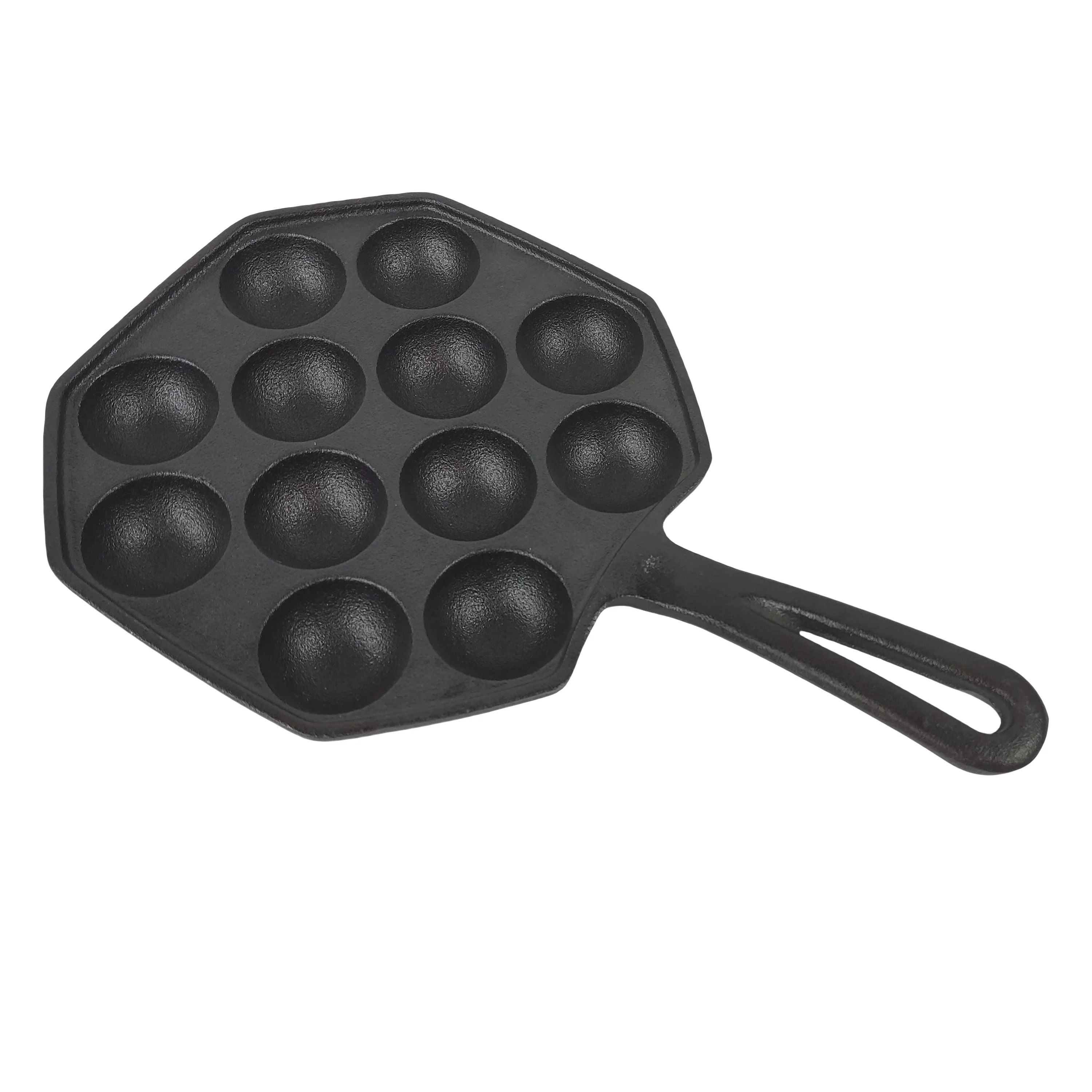 Kitchen Bakeware takoyaki pan 12 holes baking model cast iron octopus ball pans