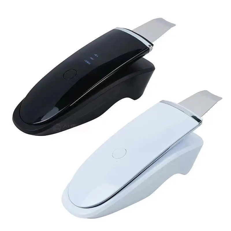 Wholesale portable popular electric beauty device ultrasonic facial silicon skin scrubber