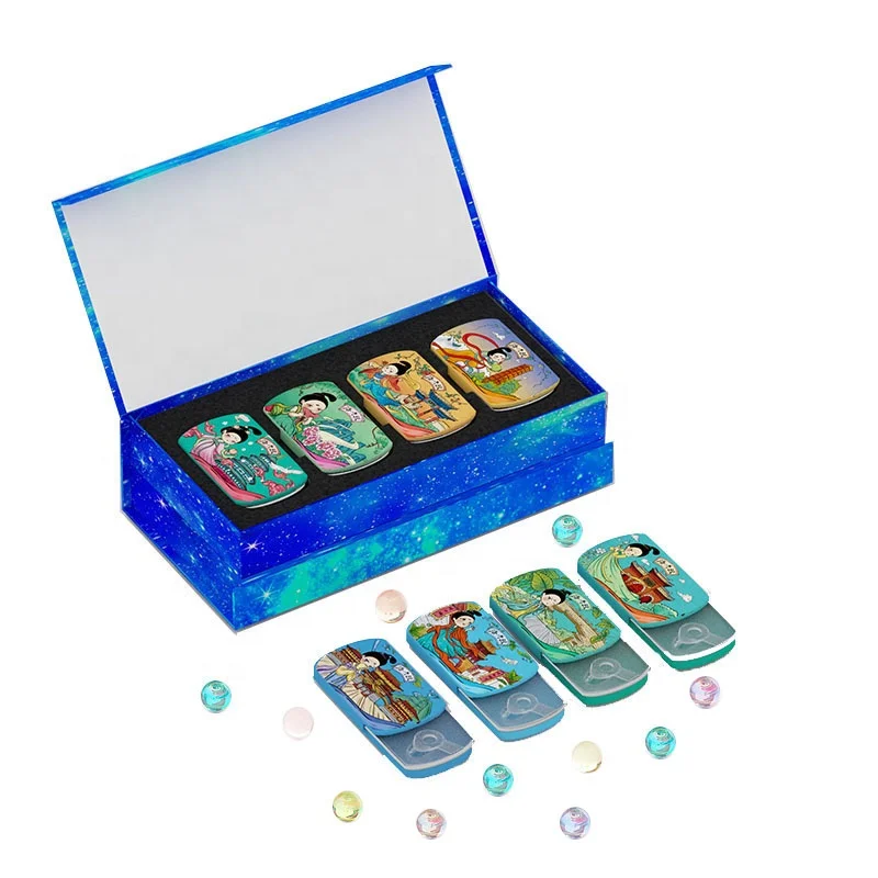 Китайская капсула в стиле династии Тан, конфеты с освежающим дыханием, без жевания, с несколькими ароматами, ментоловые бусины, жвачка для свиданий, подарки