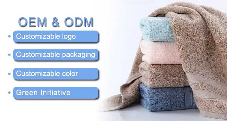 wholesale organic egyptian cotton hand face bath towel