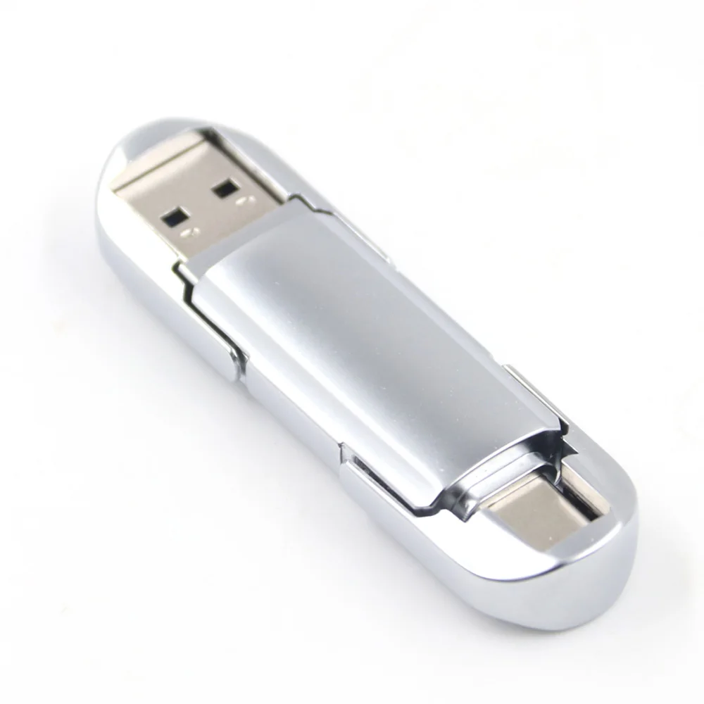 Metal usb 3.2 USSD Type C USB Stick Disk 256gb 512gb 1TB High Speed USB-SSD Flash Drives For Laptop PC