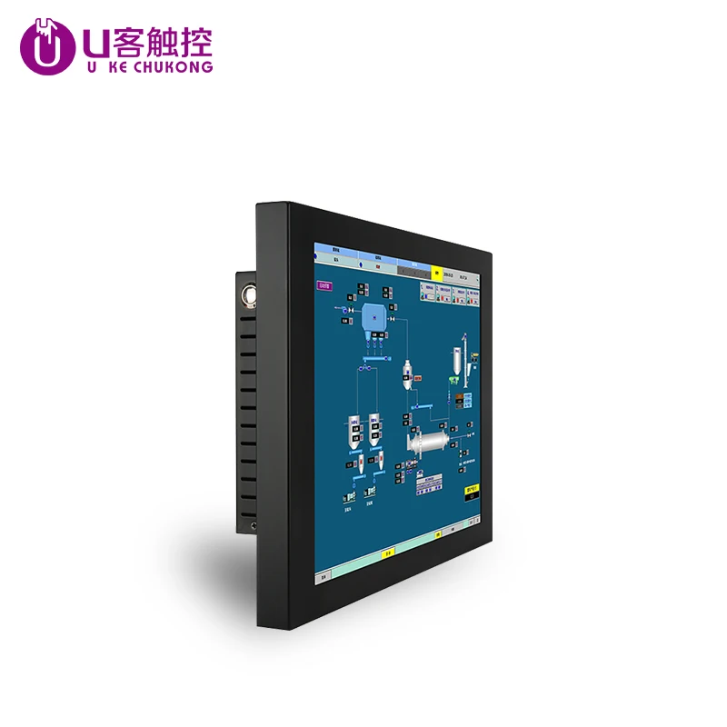 HD wall mount computer with 12.1 inch resistive touch screen and core i5 3th generation processor Built in WIFI and support VGA