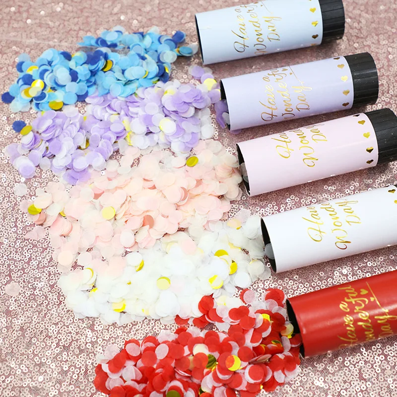  2021 party supplies decoration Mini firework Popper Handheld