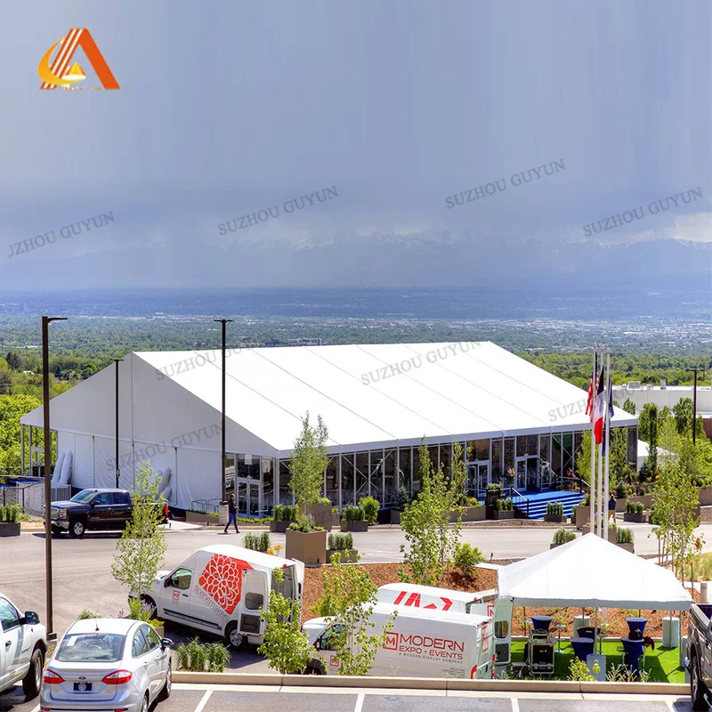High Quality Party Tent for Outdoor 20x40 Large White Transparent PVC Wedding Marquee for Event Wind-proof 18x50